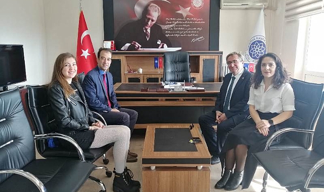 Kaymakam Helvacı Meslek Yüksek Okulunu Ziyaret Etti