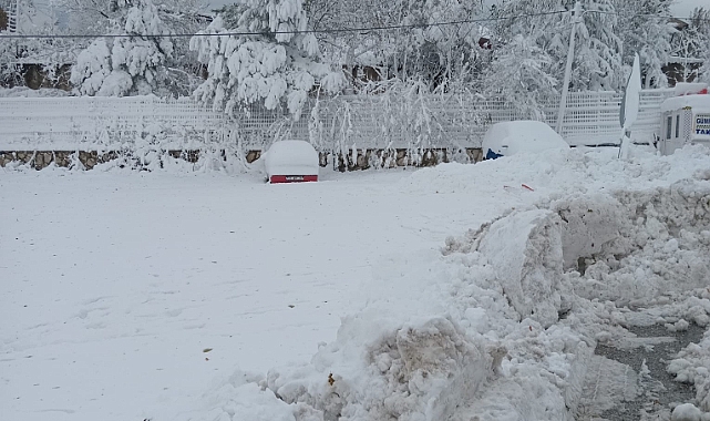 Kırklareli'nde Kar Yağışı Beyaz Örtüyü Getirdi