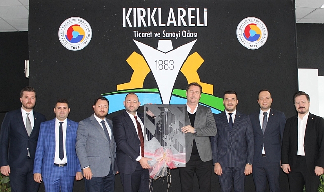 Kırklareli TSO Meclis Başkanı Özsan’ı ziyaret etti
