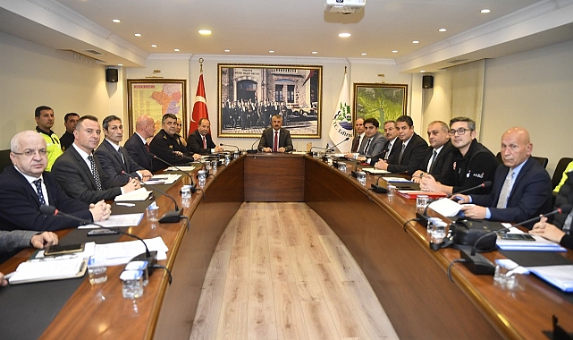 Kış Tedbirleri Toplantısı Vali Sezer Başkanlığında Yapıldı