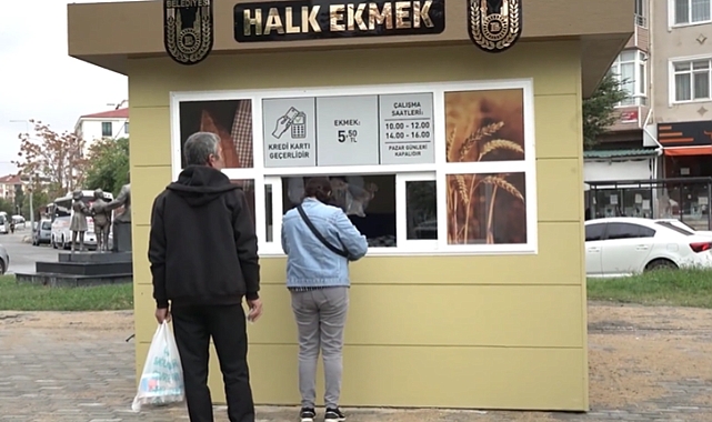 Lüleburgaz halkı Halk Ekmek’ten memnun!