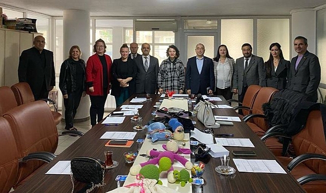 Mütevelli Heyeti ile vedalaştı...
