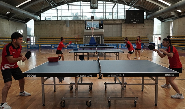 Para Masa Tenisi Milli Takımı olimpiyatlara Lüleburgaz’da hazırlanıyor