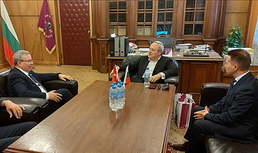 Rektör Tabakoğlu Sofya’da ziyaretlere devam ediyor