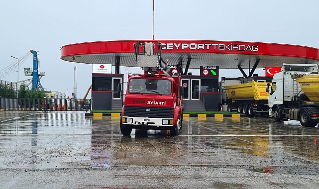 Römorkörde çıkan yangında dumandan etkilendi