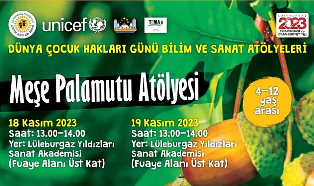 Sanat Atölyeleri Yarın!