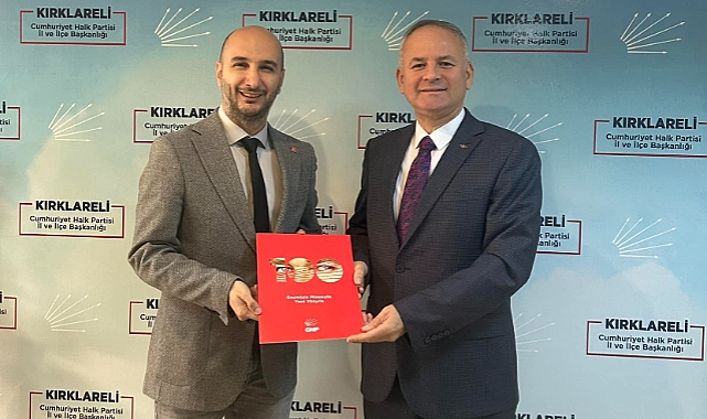 Serdar Türker, Kırklareli Belediye Başkanlığı İçin Aday Adaylığını Duyurdu