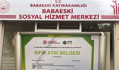 Sıfır Atık Belgesi Aldı...