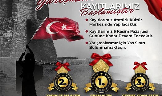 Son başvuru tarihi 6 Kasım!