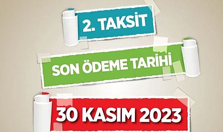Son tarih 30 Kasım!