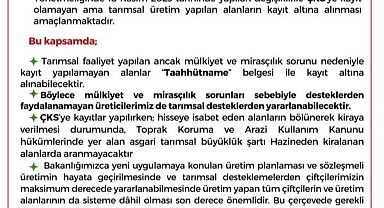 Taahhütname İle Kayıt Müjdesi...