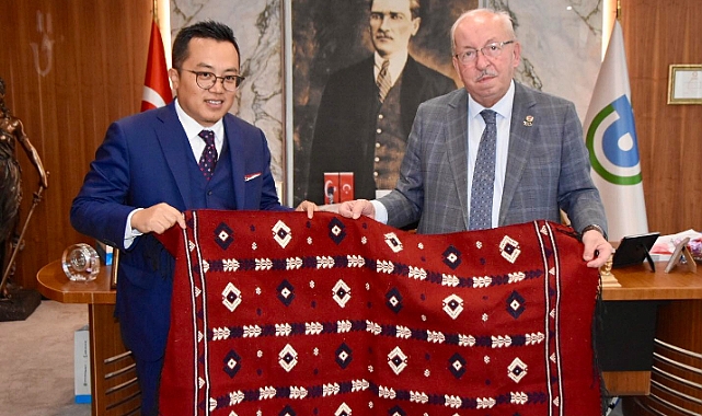 Tekirdağ Belediye Başkanı Albayrak, Hindistan İstanbul Başkonsolosu Vinito'yu Ağırladı