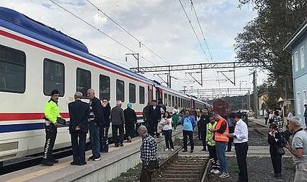 Tren Garı'nda Kaza...