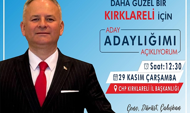 Türker aday adaylığını açıklayacak!
