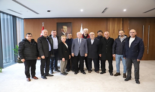 ALBAYRAK SÜLEYMANPAŞA, MURATLI VE MALKARA MUHTARLARIYLA BİR ARAYA GELDİ