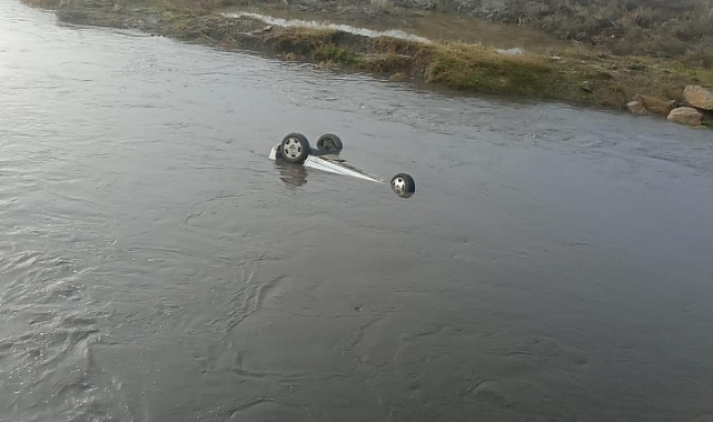 Araç Ergene Nehri'ne Uçtu, Sürücü Hayatını Kaybetti!