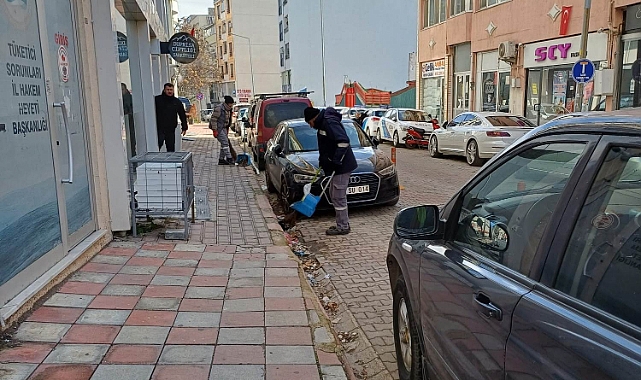 Belediyede, haftasonu da mesai devam ediyor