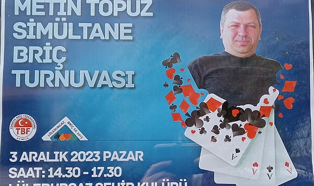 Briç Turnuvası 3 Aralık’ta