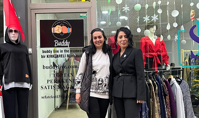 Buşra Taşkın esnaf ziyaretlerine devam ediyor