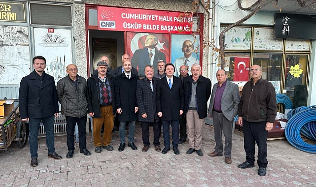 CHP Kırklareli İl Başkanı Bora Terzi, Yerel Seçim Hazırlıkları İçin Üsküp Belde Örgütünü Ziyaret Etti