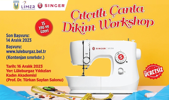 Çıtçıtlı Çanta Dikim workshopu LYKA’da