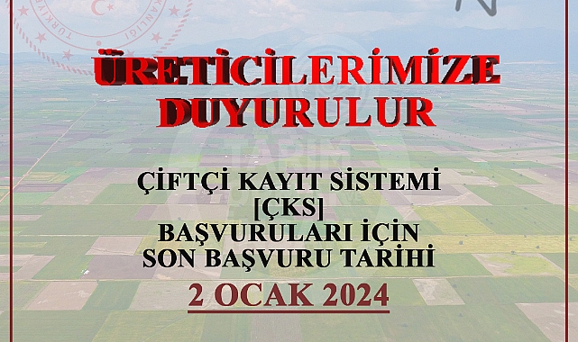 ÇKS başvurularına son 4 gün!