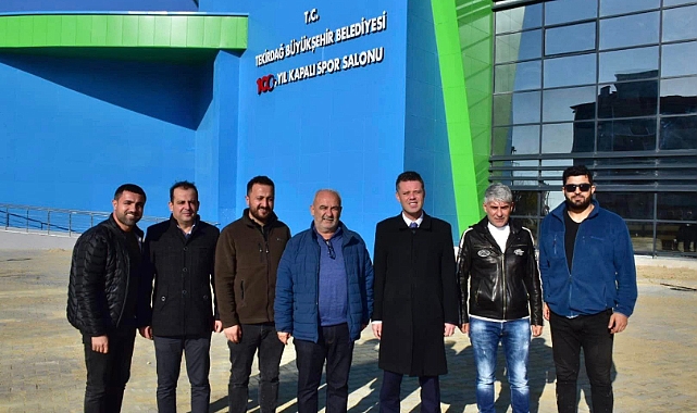 Çorlu Belediye Başkanı Sarıkurt, 100. Yıl Kapalı Spor Salonu ve Otobüs Terminali İncelemesinde Bulundu