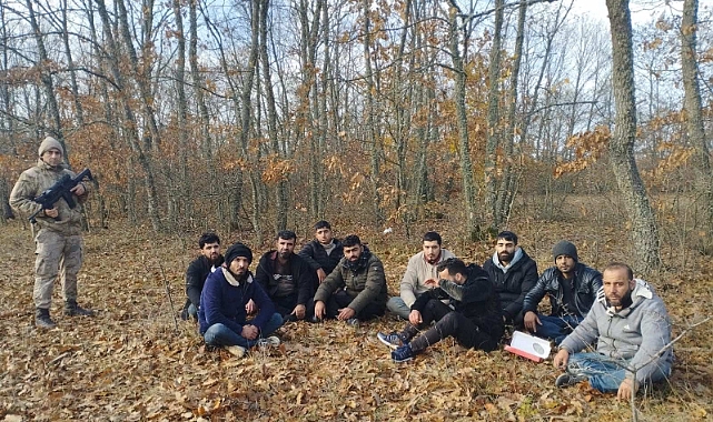 Edirne'de 1 haftada 262 kaçak göçmen, 12 organizatör şüphelisi yakalandı