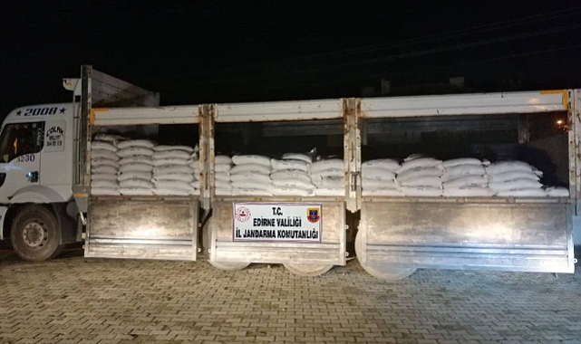 Edirne’de 20 ton sahte gübre ele geçirildi