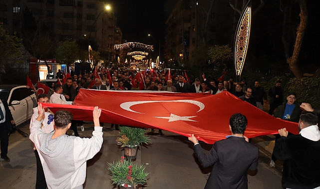 Edirne'de şehitler için yürüyüş düzenlendi
