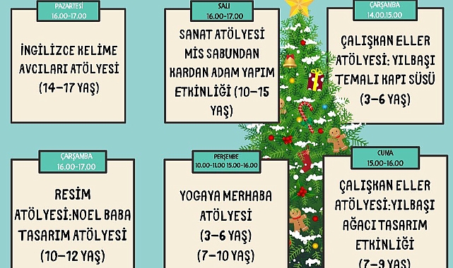 İşte yeni yıl atölyeleri!