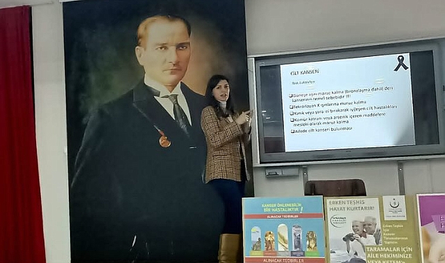 Kanser konusunda eğitim verildi