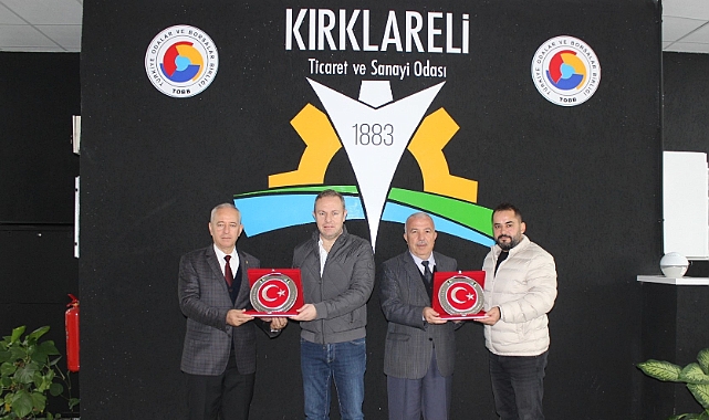 Keşan Ticaret Borsası Yönetimi, KTSO’yu  Ziyaret etti