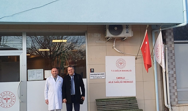 Kırklareli İl Sağlık Müdürlüğü Halk Sağlığı Hizmetleri Başkanı Dr. Murat KILIÇ, Çakıllı Aile Sağlık Merkezi'ni Ziyaret Etti