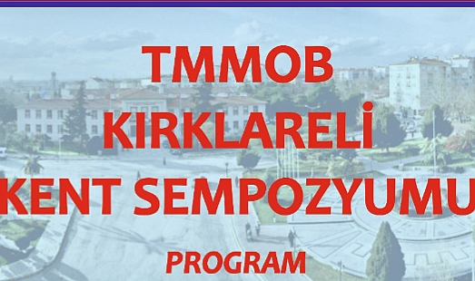 Kırklareli Kent Sempozyumu 15 Aralık’ta!
