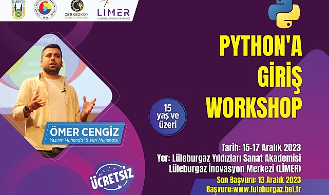 LİMER’de ‘Python’a Giriş Workshop’u başlıyor