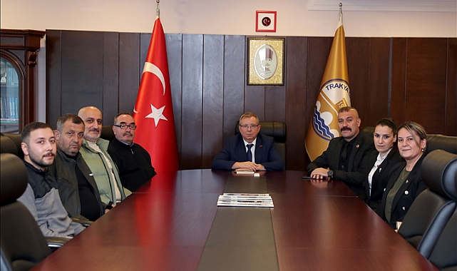 MHP EDİRNE İL BAŞKANI EMRE TOKLUOĞLU'NDAN REKTÖR PROF. DR. ERHAN TABAKOĞLU’NA ZİYARET