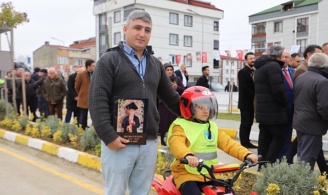 Park açılışında duygusal anlar yaşandı