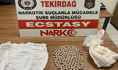 Torba dolusu uyuşturucu ele geçirildi