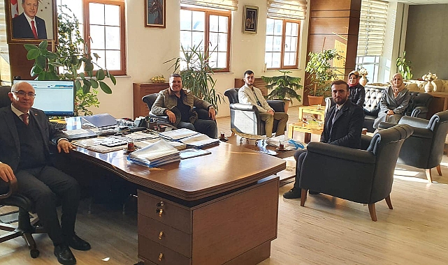TÜGVA İlçe Temsilcisi Yusuf Erginuğuzlu, Lüleburgaz Kaymakamı Salih Yüce'yi Ziyaret Etti