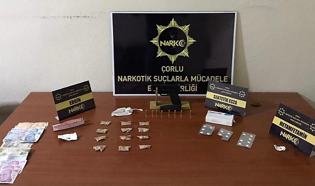 Uyuşturucu ve silah ele geçirildi