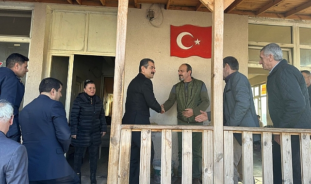 Vali Birol Ekici köy ziyaretlerine devam ediyor