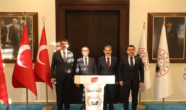 Valilik makamında ağırlandılar