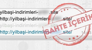 "Yeni Yıl İndirimi" mesajlarına dikkat!