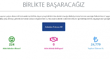 Askıda fatura kalmadı!