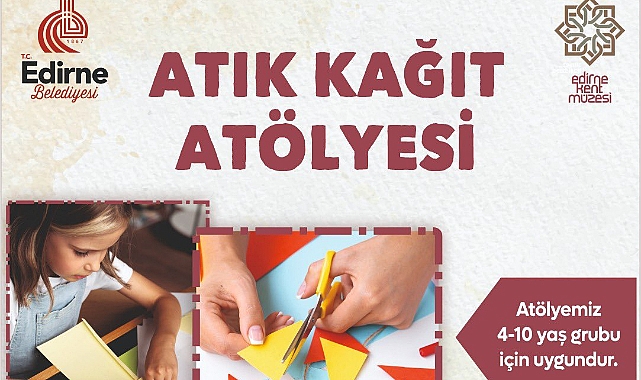 Atık Kağıt Atölyesi 7 Ocak'ta