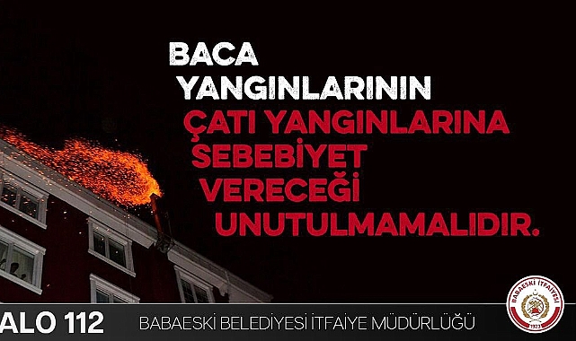 Babaeski İtfaiyesi, Baca Yangınları İçin Uyarıda Bulundu