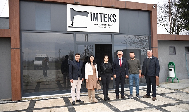 Başkan Helvacıoğlu'ndan İMTEKS Tekstil Ziyareti