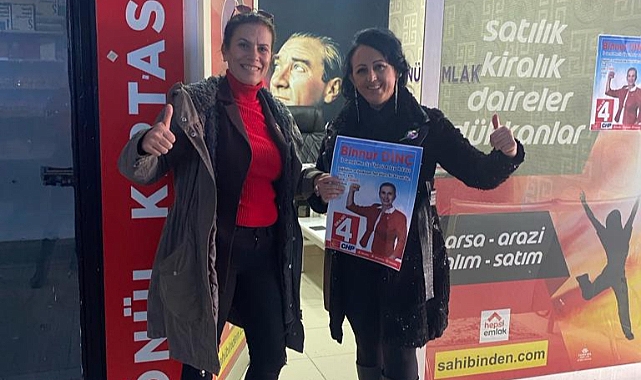 Binnur Dinç Seçim Çalışmalarına Devam Ediyor