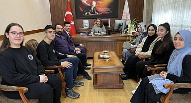 "Bu Bir Rumeli Türküsü" Proje Ekibi Müdür Hilal Liliyar Özefsun' u Ziyaret Etti.